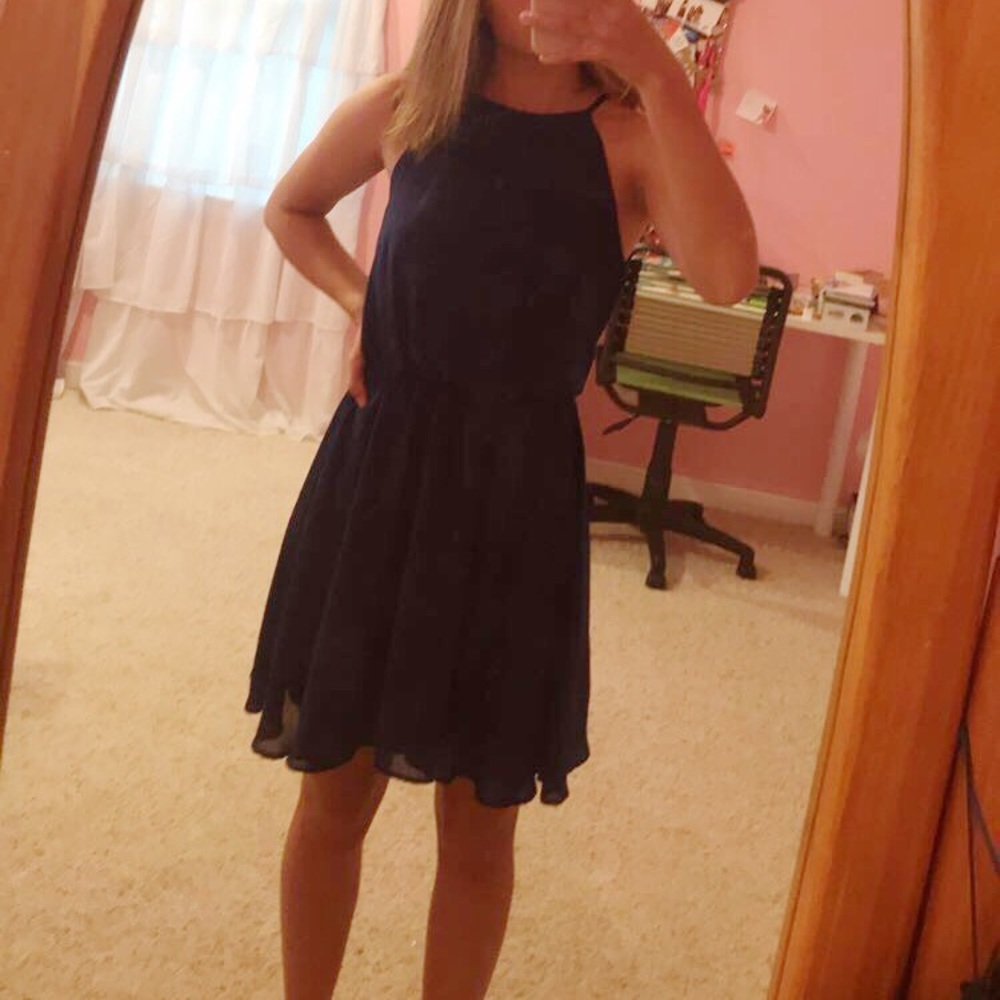 Navy Blue Dress